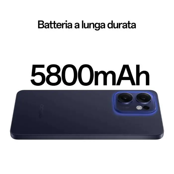 Oppo Cellulare Reno 13 F 5G 25GB 6.67&quot;Amoled 8/256GB 50+8+2+32MP Android15 Luminous Blue , 157519 , Immagine 5