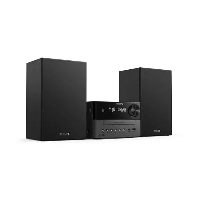 Philips TAM3505/12 Mini Hi-Fi audio Altoparlanti Bass Reflex  DAB, DAB+ Nero, Grigio  , 158368 , Immagine 2