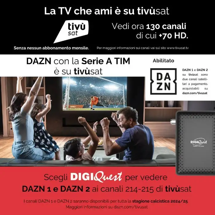Digiquest Microsat Retro TV Decoder Satellitare Tivùsat  , 158376 , Immagine 8