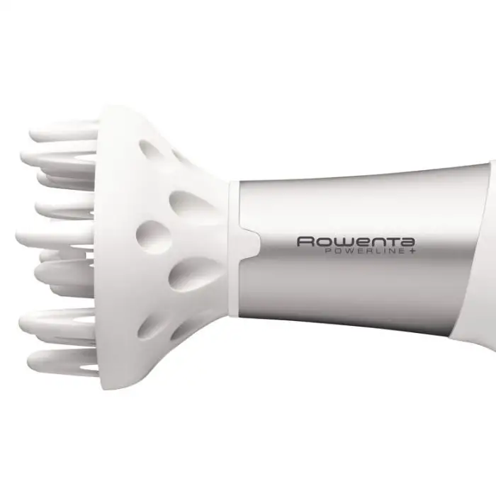 Rowenta CV5090F0 Powerline+ Asciugacapelli con Diffusore e Generatore di Ioni, Asciugatura Veloce, 2300 W, Argento/Bianco , 67970 , Immagine 4