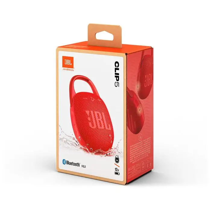 JBL Clip 5 Altoparlante portatile mono Rosso 7 W , 154026 , Immagine 8