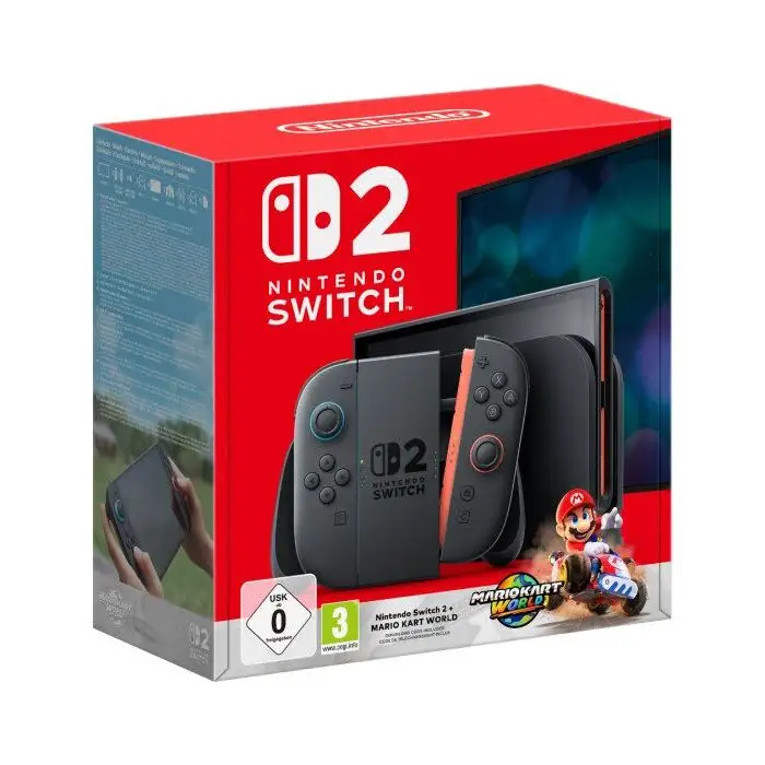 Nintendo Switch 2 + Mario Kart World console da gioco portatile 20,1 cm (7.9&quot;) 256 GB Touch screen Wi-Fi Nero , 158711 , Immagine 14