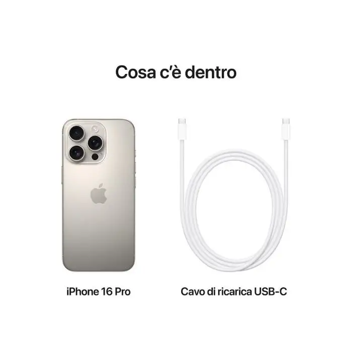 Apple iPhone 16 Pro Max 256GB Chip A18 Pro Titanio Naturale , 156639 , Immagine 4