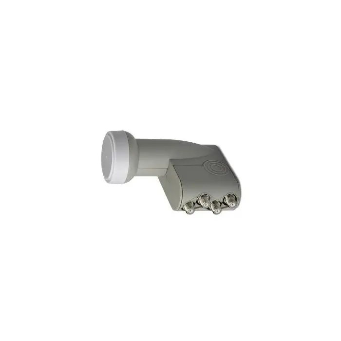Digiquest LNB 402 Quad convertitori abbassatore di frequenza Low Noise Block (LNB) 10,7 - 12,75 GHz Grigio, Bianco , 76793 , Immagine 2