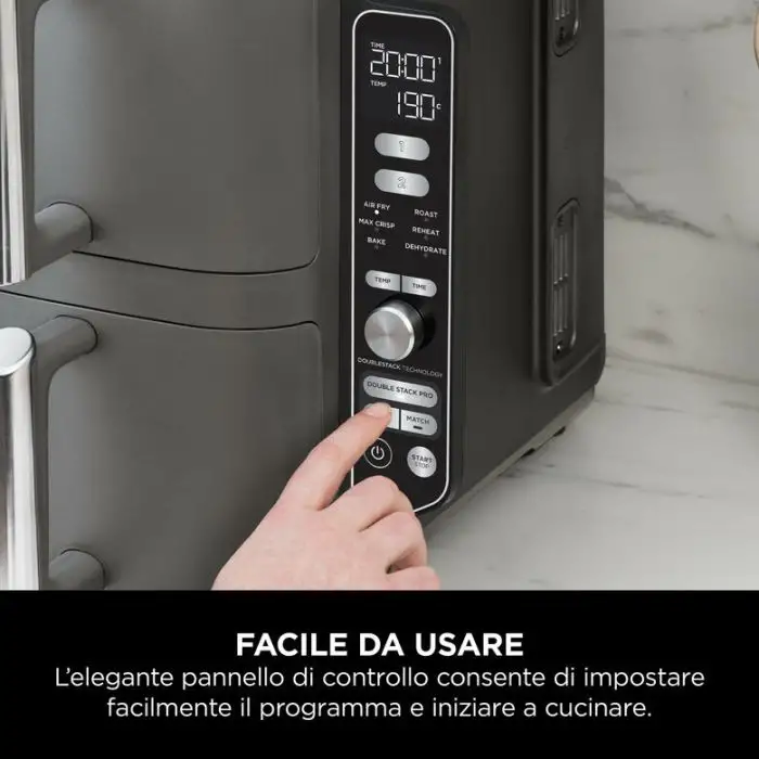 Ninja Friggitrice ad aria Double Stack XL da 9,5 L SL400EU , 158074 , Immagine 21