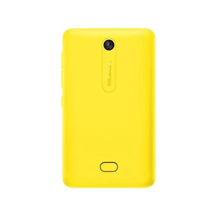 Nokia Asha 501 Dual SIM 7,62 cm (3&quot;) 98,2 g Giallo Telefono cellulare basico , 80450 , Immagine 2
