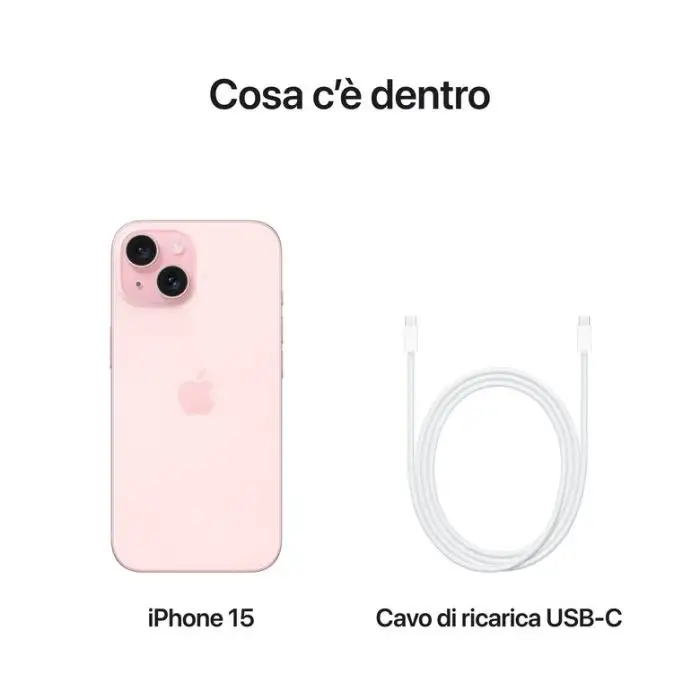 Apple iPhone 15 128GB Rosa , 149671 , Immagine 9