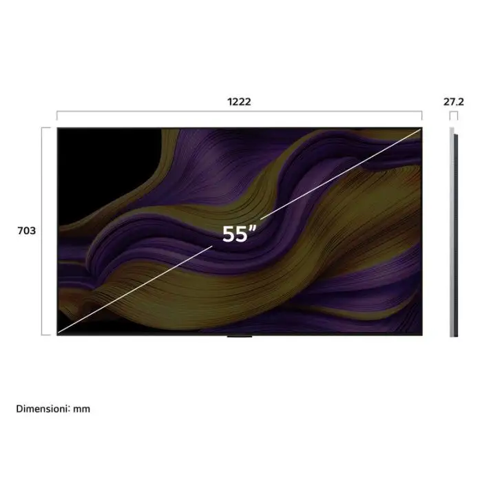 LG OLED evo AI OLED55G54LW TV Serie G5 55&#039;&#039; 4K, α11 Gen2, Brightness Booster Ultimate, 60W, 4 HDMI 165Hz, Smart TV 2025 , 158756 , Immagine 8