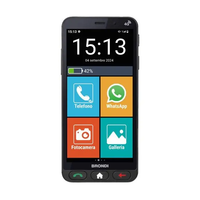 Brondi AMICO VERO 4G 14,5 cm (5.7&quot;) Doppia SIM Android 14 3 GB 32 GB 2800 mAh Nero , 156583 , Immagine 2