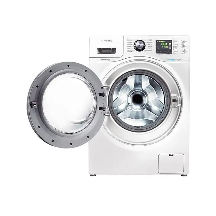 Samsung WD906P4SAWQ/ET lavasciuga Libera installazione Caricamento frontale Grigio, Bianco , 86636 , Immagine 2