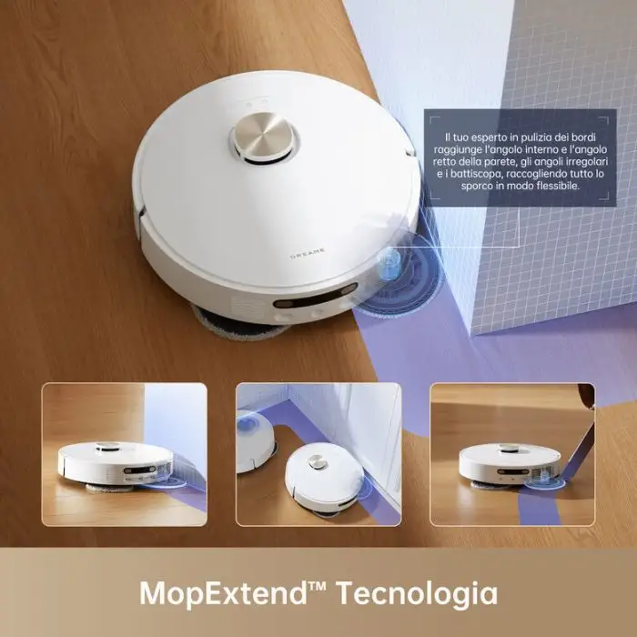 Dreame L10s Pro Ultra Aspirapolvere Robot Senza sacchetto Bianco , 155205 , Immagine 2