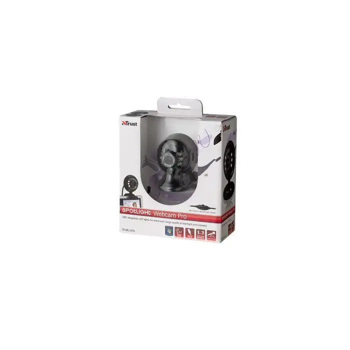 Trust SpotLight Pro webcam 1,3 MP 1280 x 1024 Pixel USB 2.0 Nero , 23821 , Immagine 3