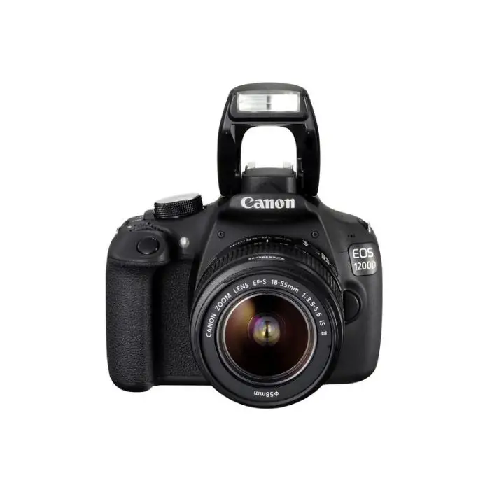 Canon EOS 1200D + EF-S 18-55mm Kit fotocamere SLR 18 MP CMOS 5184 x 3456 Pixel Nero , 84769 , Immagine 3