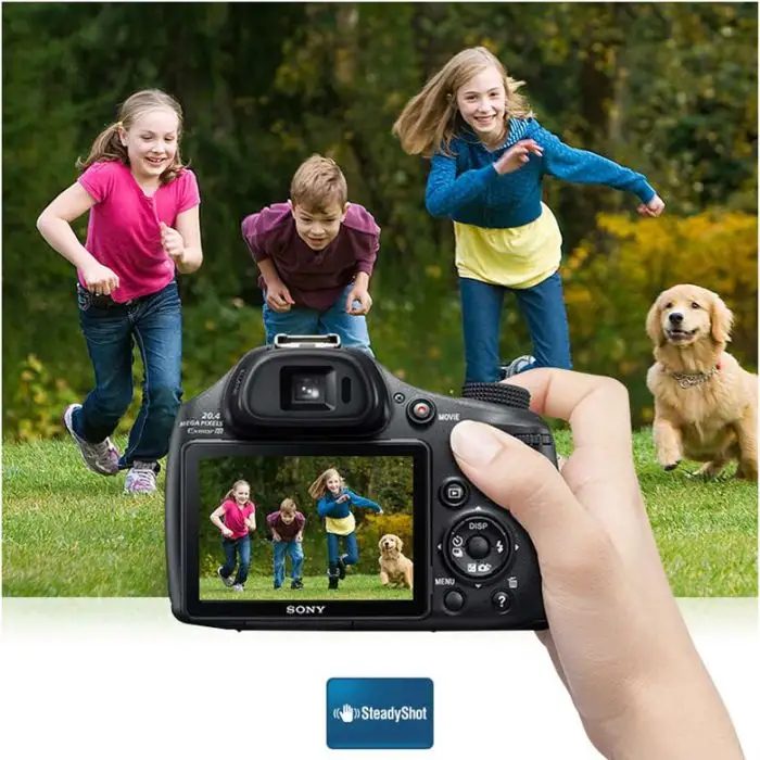 Sony Cyber-shot DSCHX400V, fotocamera bridge con zoom ottico 50x, 20.4 MP , 137805 , Immagine 16
