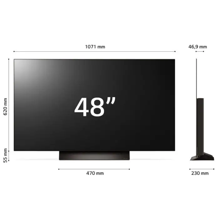 LG Oled48C44LA Televisione Smart TV 48 Pollici Oled Evo 4K Serie C4 Dolby Vision , 153458 , Immagine 9