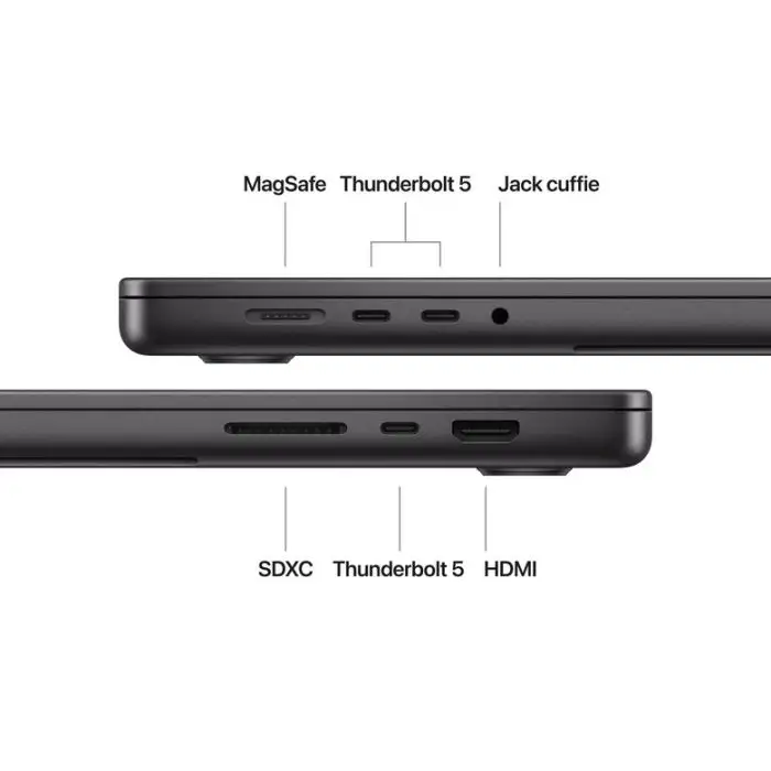 Apple MacBook Pro 16&quot;: Chip M4 Pro con cpu 14 core e gpu 20 core, 512GB SSD - Nero siderale , 156481 , Immagine 7