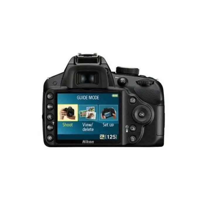 Nikon D3200 + NIKKOR 18-55mm VR II Kit fotocamere SLR 24,2 MP CMOS 6016 x 4000 Pixel Nero , 66424 , Immagine 7
