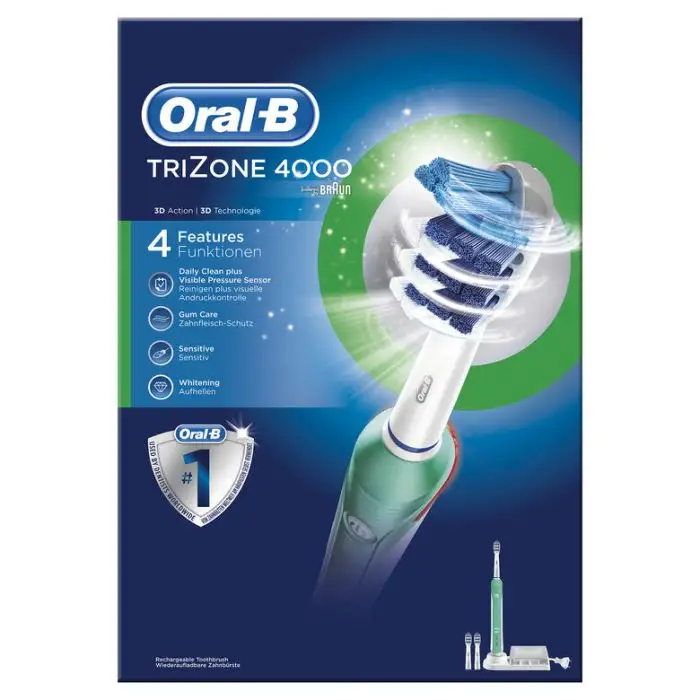 Oral-B TriZone 4000 Adulto Spazzolino TriZone Turchese , 90678 , Immagine 8