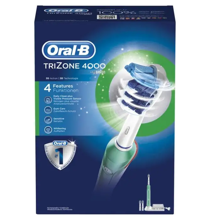 Oral-B TriZone 4000 Adulto Spazzolino TriZone Turchese , 90678 , Immagine 21