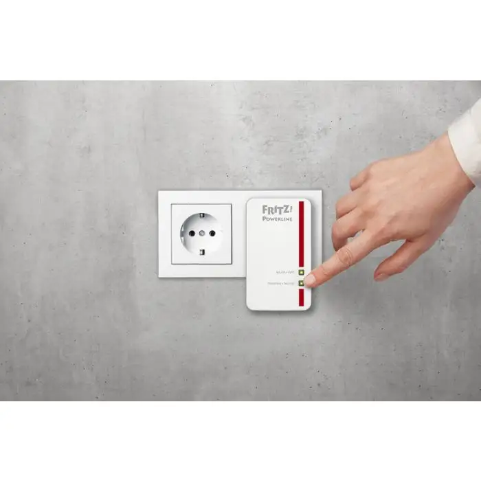 FRITZ! Powerline 540E WLAN Set International 500 Mbit/s Collegamento ethernet LAN Wi-Fi Bianco 2 pz , 125957 , Immagine 5