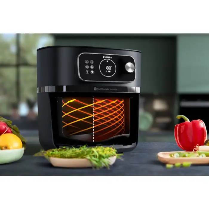 Philips 7000 series HD9876/90 Airfryer, 8.3L, Friggitrice 22-in-1, App per ricette , 156117 , Immagine 3