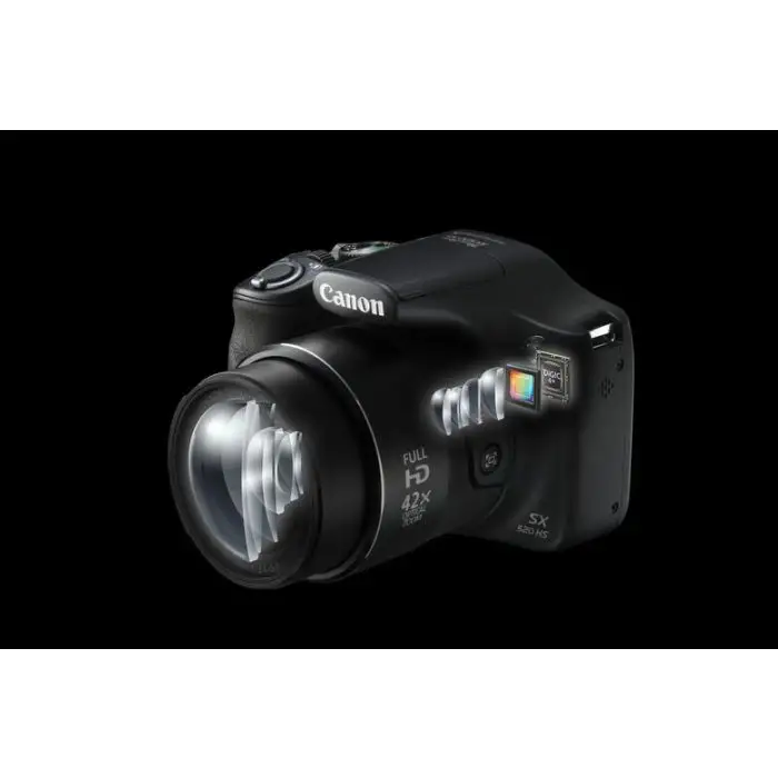 Canon PowerShot SX520 HS 1/2.3&quot; Fotocamera Bridge 16 MP CMOS 4608 x 3456 Pixel Nero , 90614 , Immagine 17