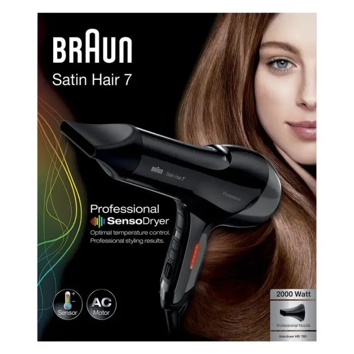 Braun Satin Hair 7 HD780 Professional SensoDryer - Asciugacapelli , 91030 , Immagine 4