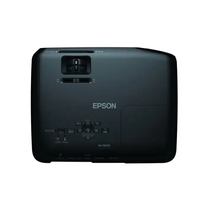 Epson EH-TW570 videoproiettore Proiettore a raggio standard 3000 ANSI lumen 3LCD WXGA (1280x800) Compatibilità 3D Nero , 97249 , Immagine 6