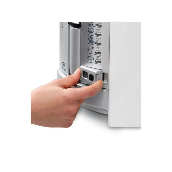 De’Longhi F26237.W1 Singolo Indipendente 1800 W Friggitrice Argento, Bianco , 23706 , Immagine 3