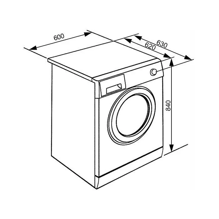 Smeg WHT1114LSIT lavatrice Caricamento frontale 11 kg 1400 Giri/min Bianco , 91299 , Immagine 2