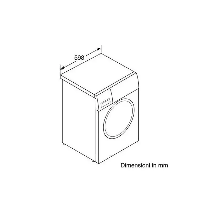 Bosch WAW24549IT lavatrice Caricamento frontale 9 kg 1200 Giri/min Bianco , 91007 , Immagine 2