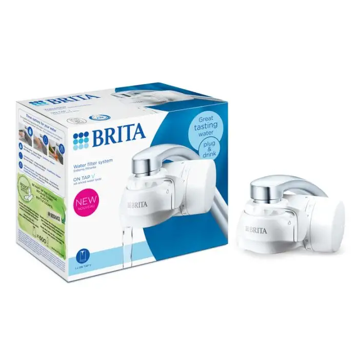 Brita ON TAP V CU CE Filtro per l'acqua del rubinetto Bianco in Offerta  Online