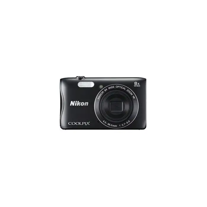 Nikon COOLPIX S3700 1/2.3&quot; Fotocamera compatta 20,1 MP CCD 5152 x 3864 Pixel Nero , 96539 , Immagine 3