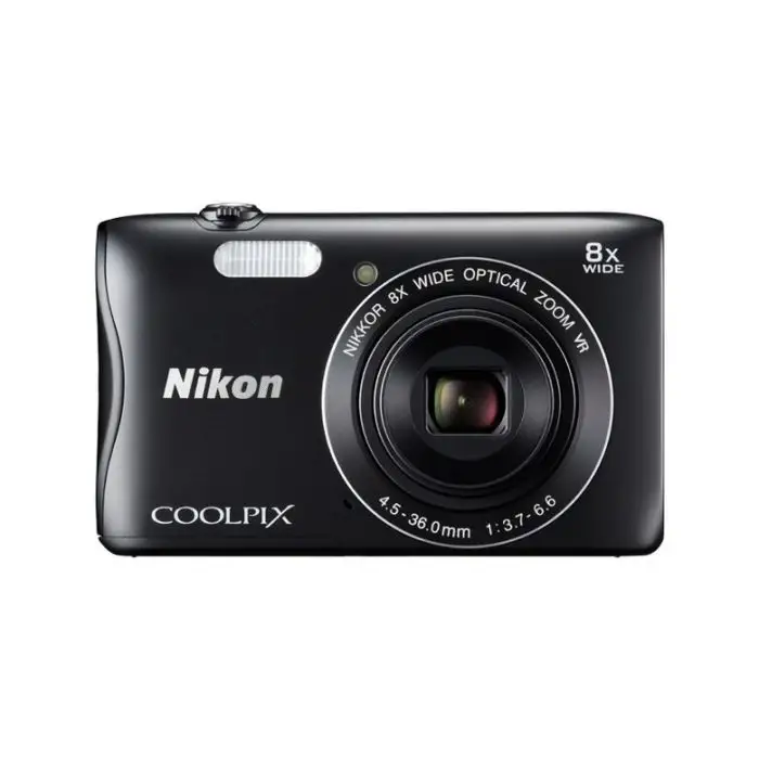 Nikon COOLPIX S3700 1/2.3&quot; Fotocamera compatta 20,1 MP CCD 5152 x 3864 Pixel Nero , 96539 , Immagine 2
