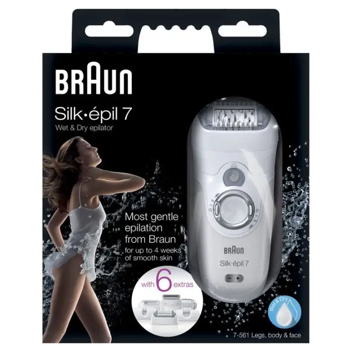 Braun Silk-épil 7 7-561 40 pinzette Bianco , 94845 , Immagine 2