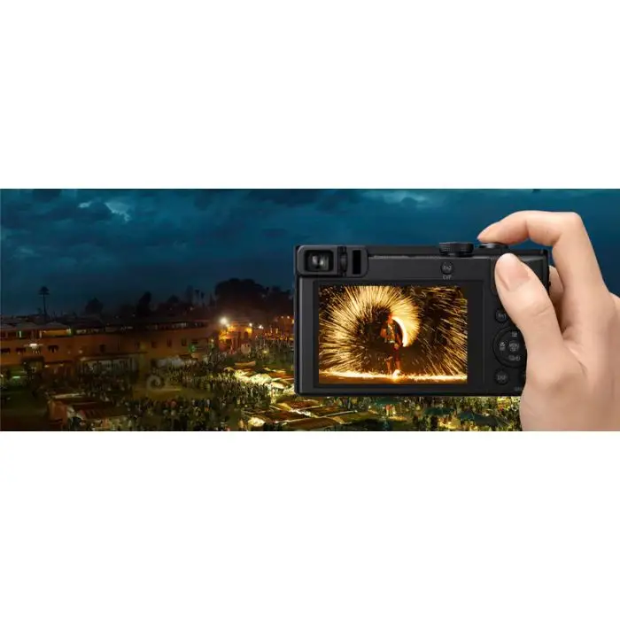 Panasonic Lumix DMC-TZ70 1/2.3&quot; Fotocamera compatta 12,1 MP MOS 4000 x 3000 Pixel Nero , 099689 , Immagine 5