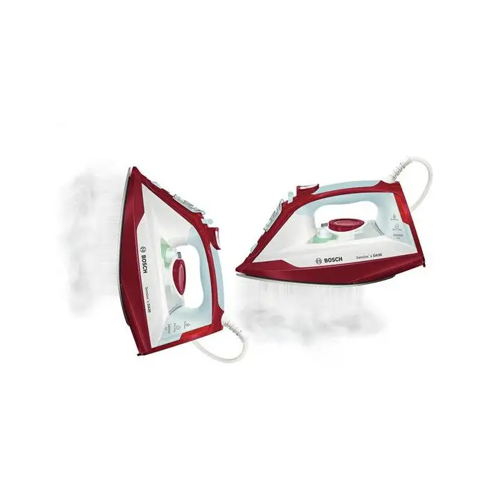 Bosch TDA3024010 ferro da stiro Ferro a vapore Piastra Ceranium Glissée 2400 W Rosso, Bianco , 128864 , Immagine 4