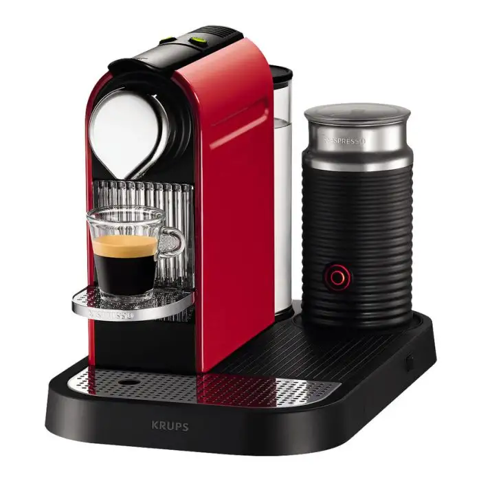 Nespresso Krups CitiZ&Milk XN7305 Fire Engine Red Automatica Macchina per  caffè a cialde 1 L in Offerta Online