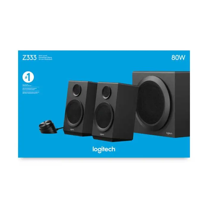 Logitech Z333 Speaker System with Subwoofer 40 W Nero 2.1 canali , 103815 , Immagine 9