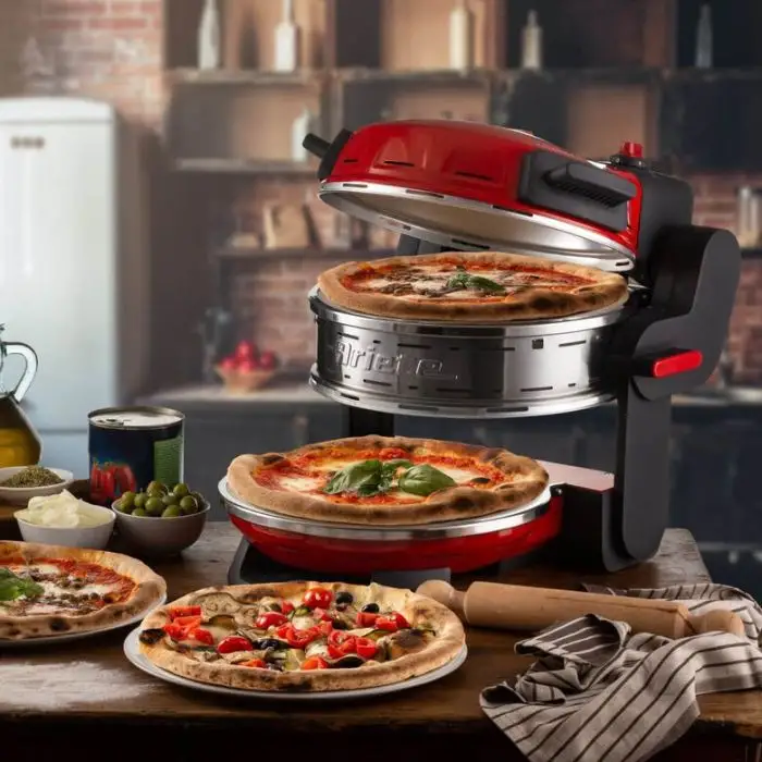 Ariete 0927/00 macchina e forno per pizza 2 pizza(e) 2300 W Rosso , 149429 , Immagine 4