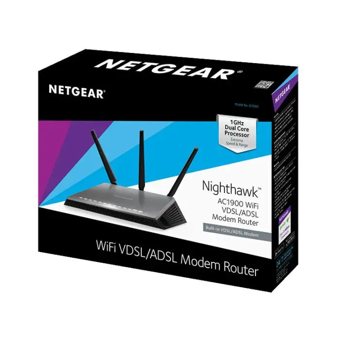 Netgear D7000 router wireless Gigabit Ethernet Dual-band (2.4 GHz/5 GHz) Nero , 97017 , Immagine 7