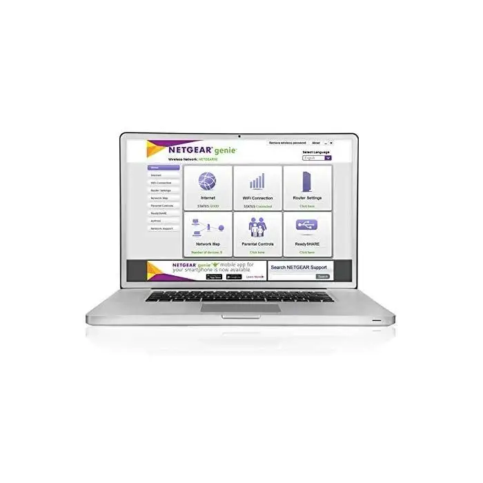 Netgear D7000 router wireless Gigabit Ethernet Dual-band (2.4 GHz/5 GHz) Nero , 97017 , Immagine 5
