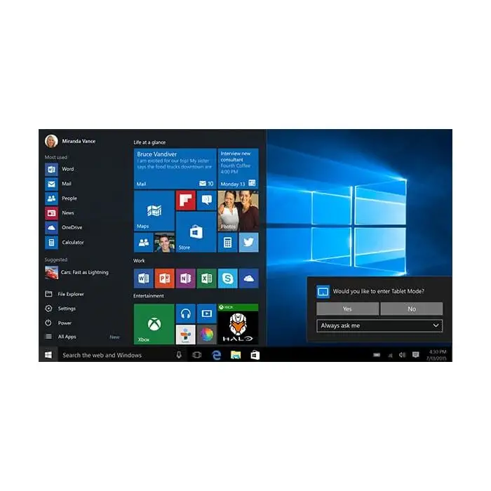 Microsoft Windows 10 Pro Prodotto completamente confezionato (FPP) 1 licenza/e , 98041 , Immagine 4