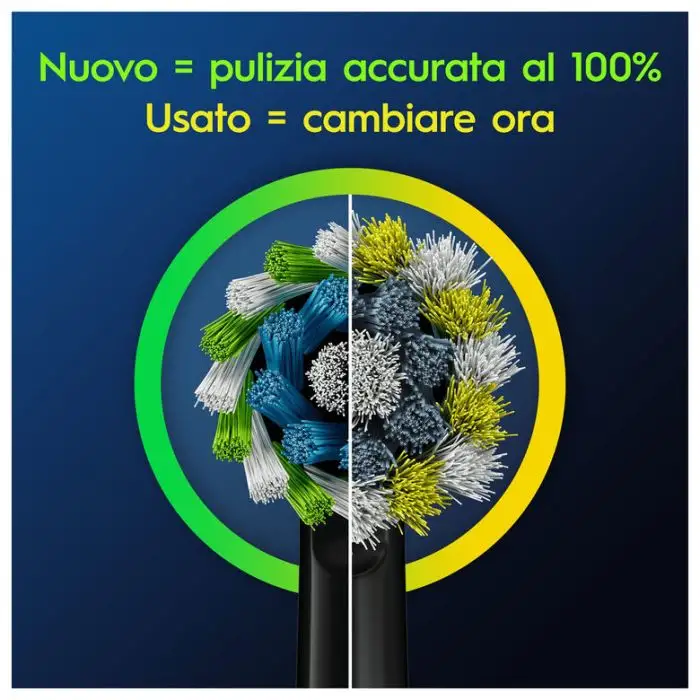 Oral-B Testine Di Ricambio Pro Cross Action Black, 5 Testine , 148021 , Immagine 2