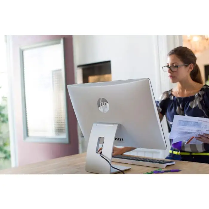 HP Pavilion 23-q102nl 58,4 cm (23&quot;) 1920 x 1080 Pixel Intel® Core™ i3 di quarta generazione 4 GB DDR3L-SDRAM 500 GB HDD PC All-in-one Windows 10 Home Wi-Fi 5 (802.11ac) Nero, Bianco , 099682 , Immagine 10