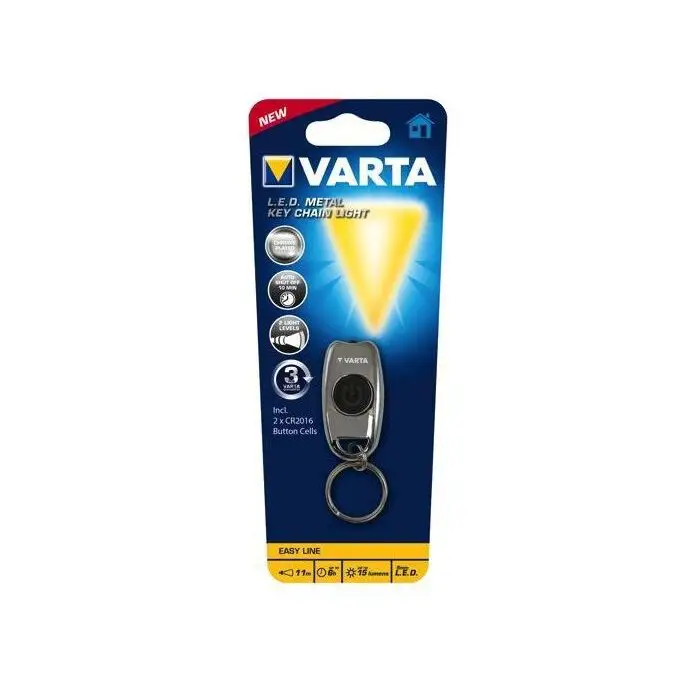 Varta L.E.D. METAL KEY CHAIN LIGHT Cromo Torcia portachiavi LED main product photo