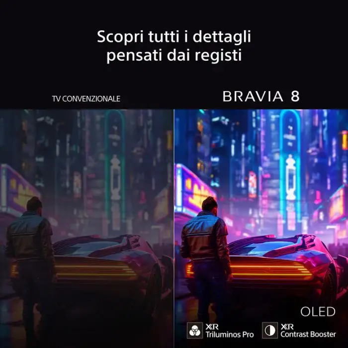 Sony K65XR83AEP Televisione Smart TV 65 Pollici Oled 4K Bravia Nero , 154015 , Immagine 3