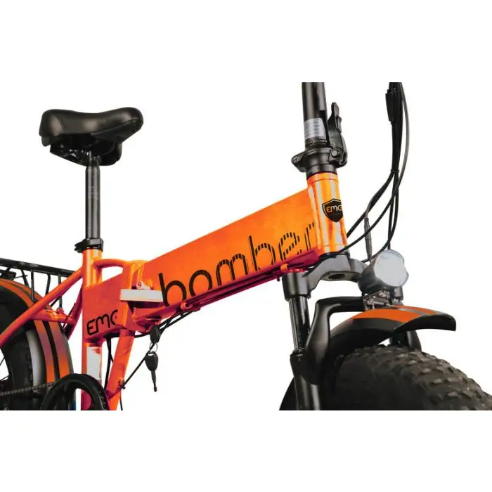 EMG Fat Bike Bomber 250W con telaio 17&quot; foldable, ruota 20&quot;, Freni a disco a/p, Cambio Shimano e batteria 10Ah , 146777 , Immagine 2