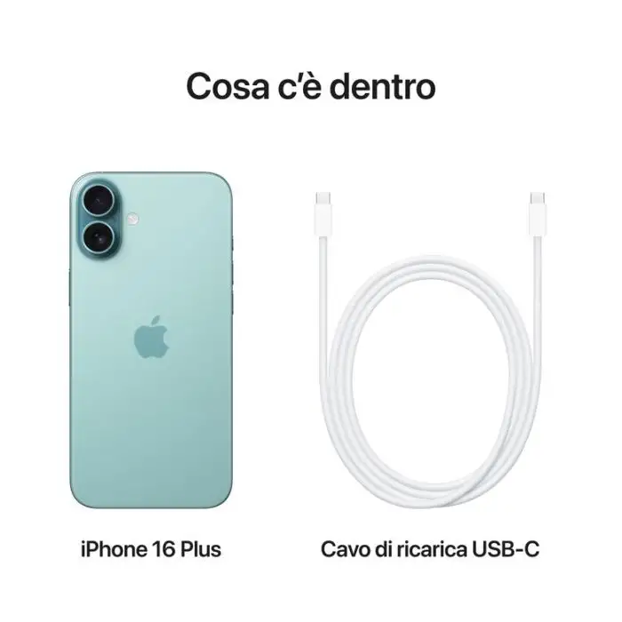 Apple iPhone 16 Plus 128GB Verde acqua , 155497 , Immagine 9