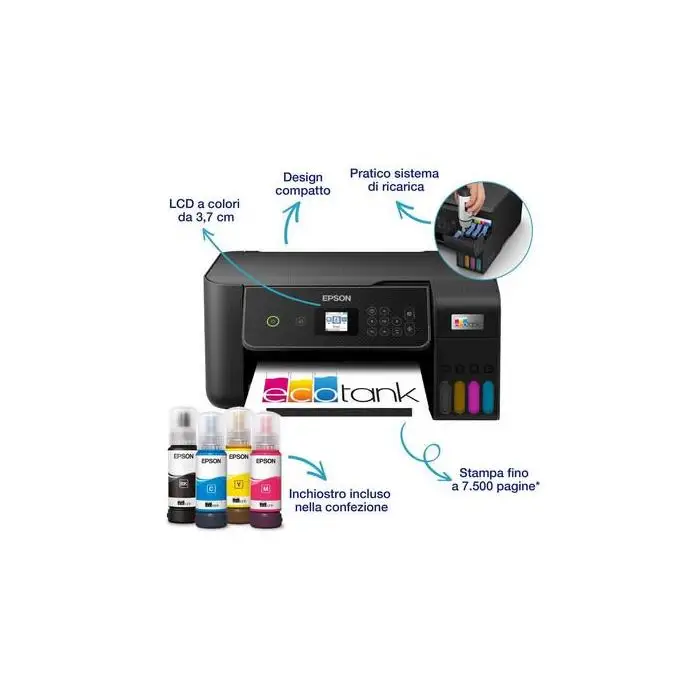 Epson EcoTank ET-2870 Ad inchiostro A4 5760 x 1440 DPI 33 ppm Wi-Fi , 151868 , Immagine 5
